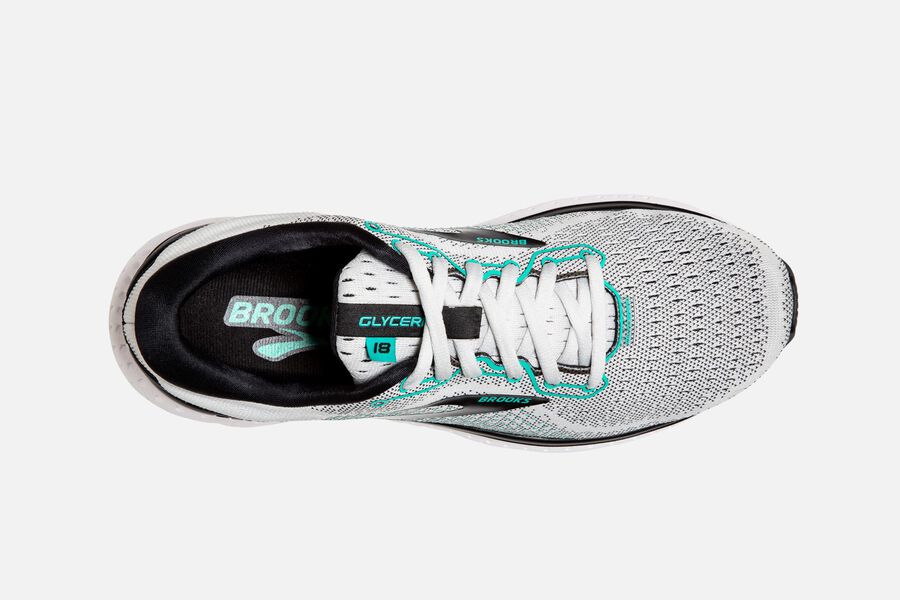 Brooks Glycerin 18 Road Loopschoenen Dames - Grijs/Zwart - 216309XUT
